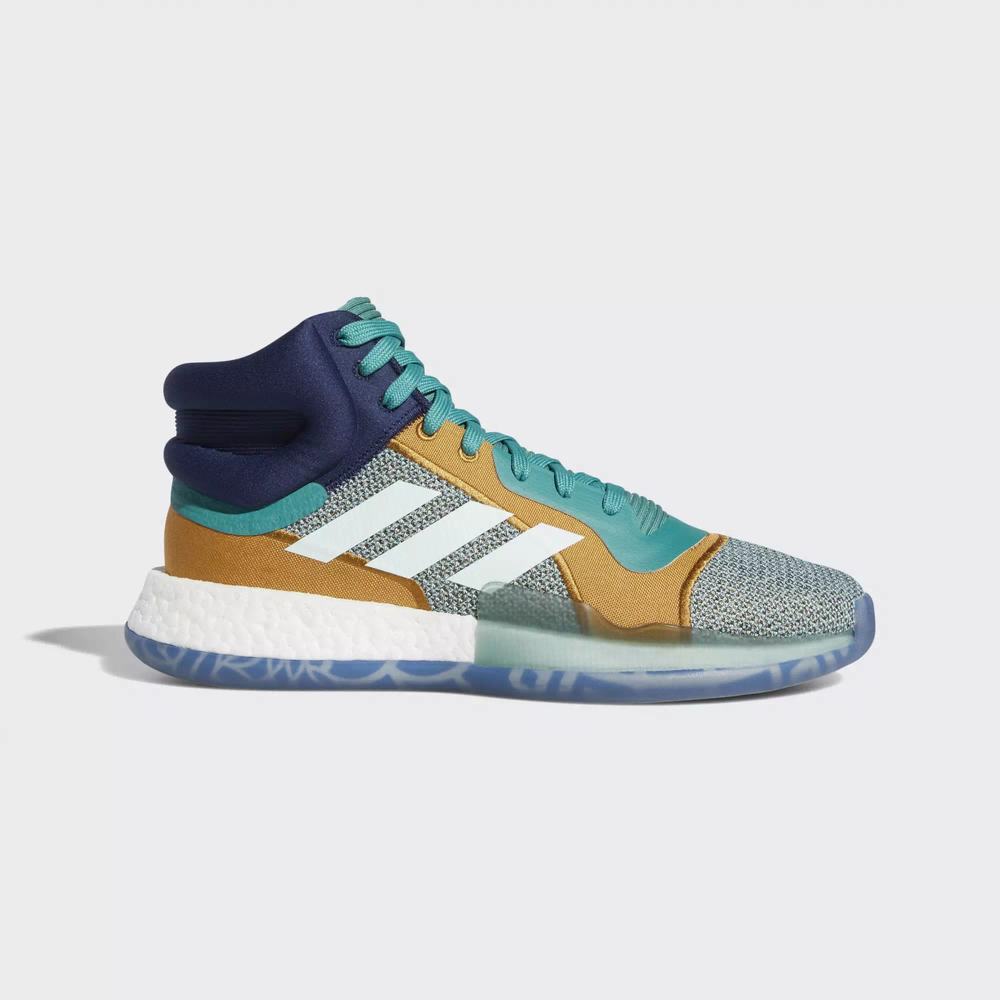 Adidas Marquee Boost Tenis De Basketball Verdes Para Hombre (MX-36710)